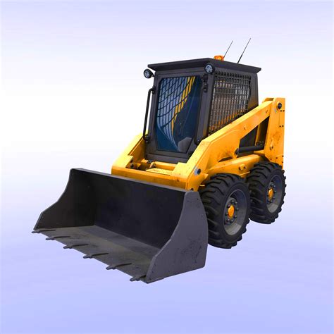 skid steer 3d model